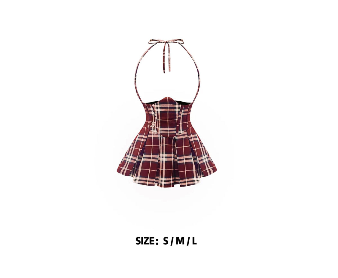 Red dress set
