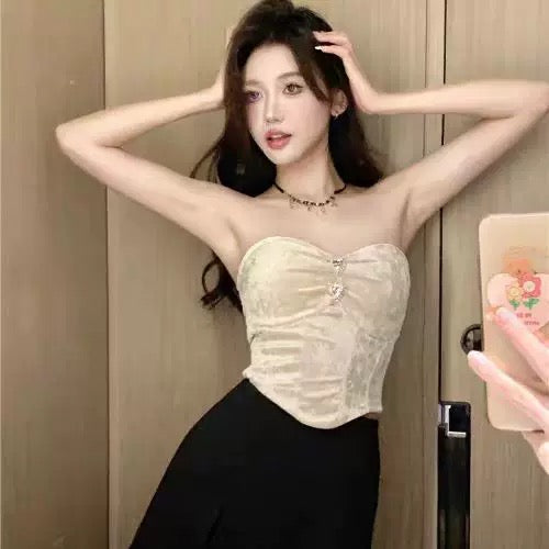 Fancy top white