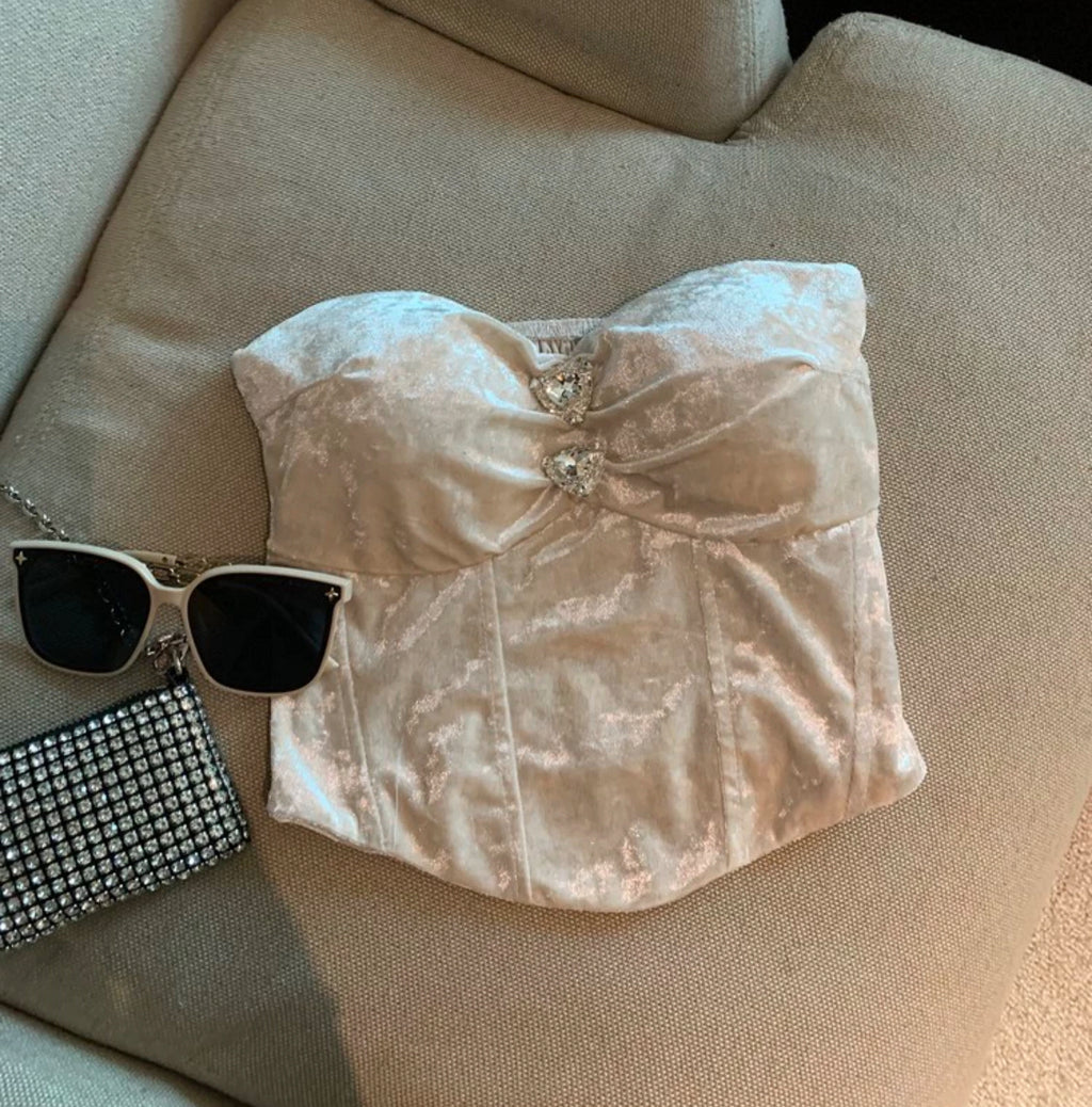 Fancy top white