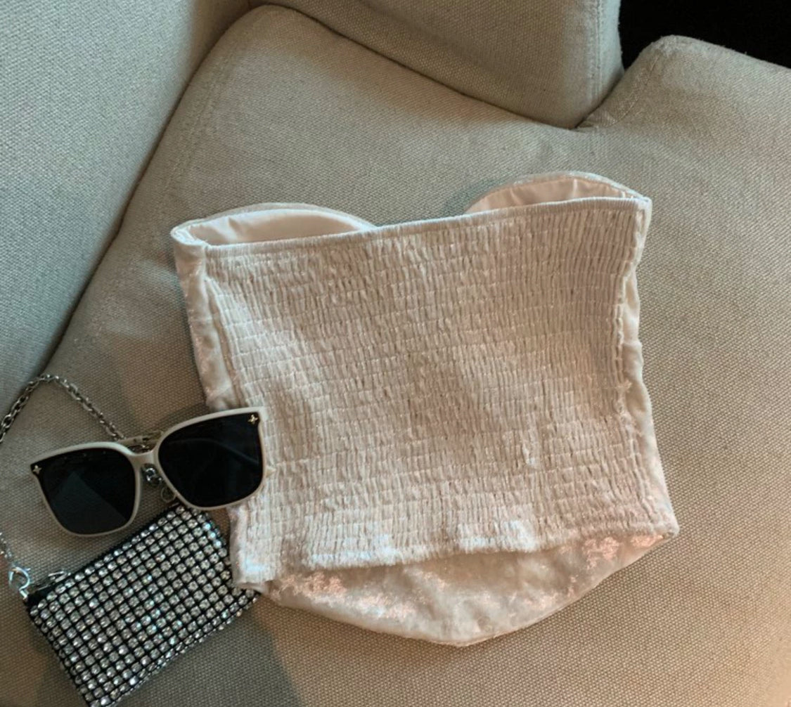 Fancy top white