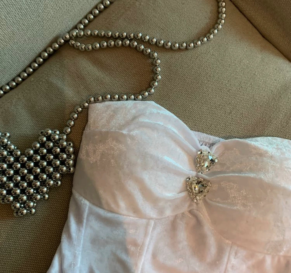Fancy top white