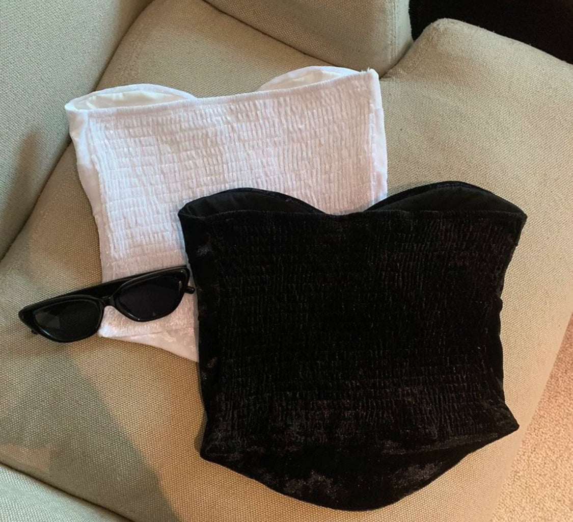 Fancy top black
