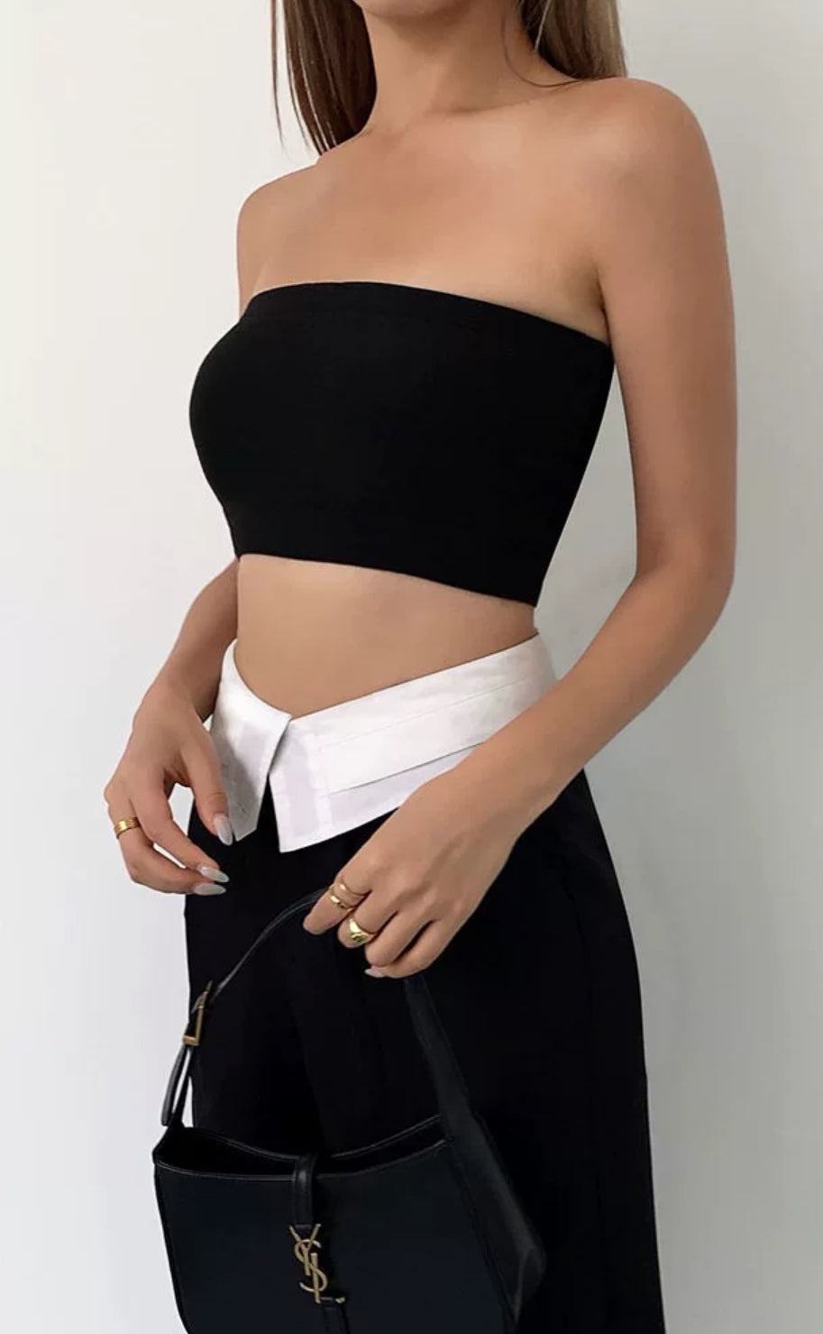Bandeau top black