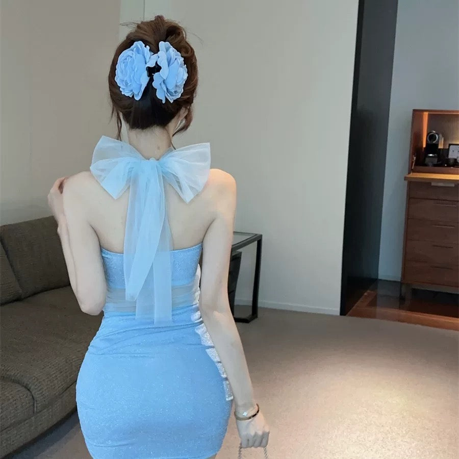 Light blue sparkly dress