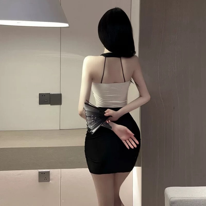 Chinese style mini dress